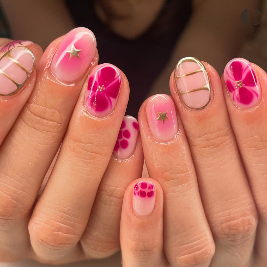 French flower nails