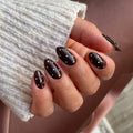 Black moonlight nails