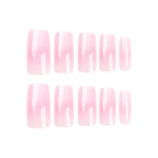 Long French style nails