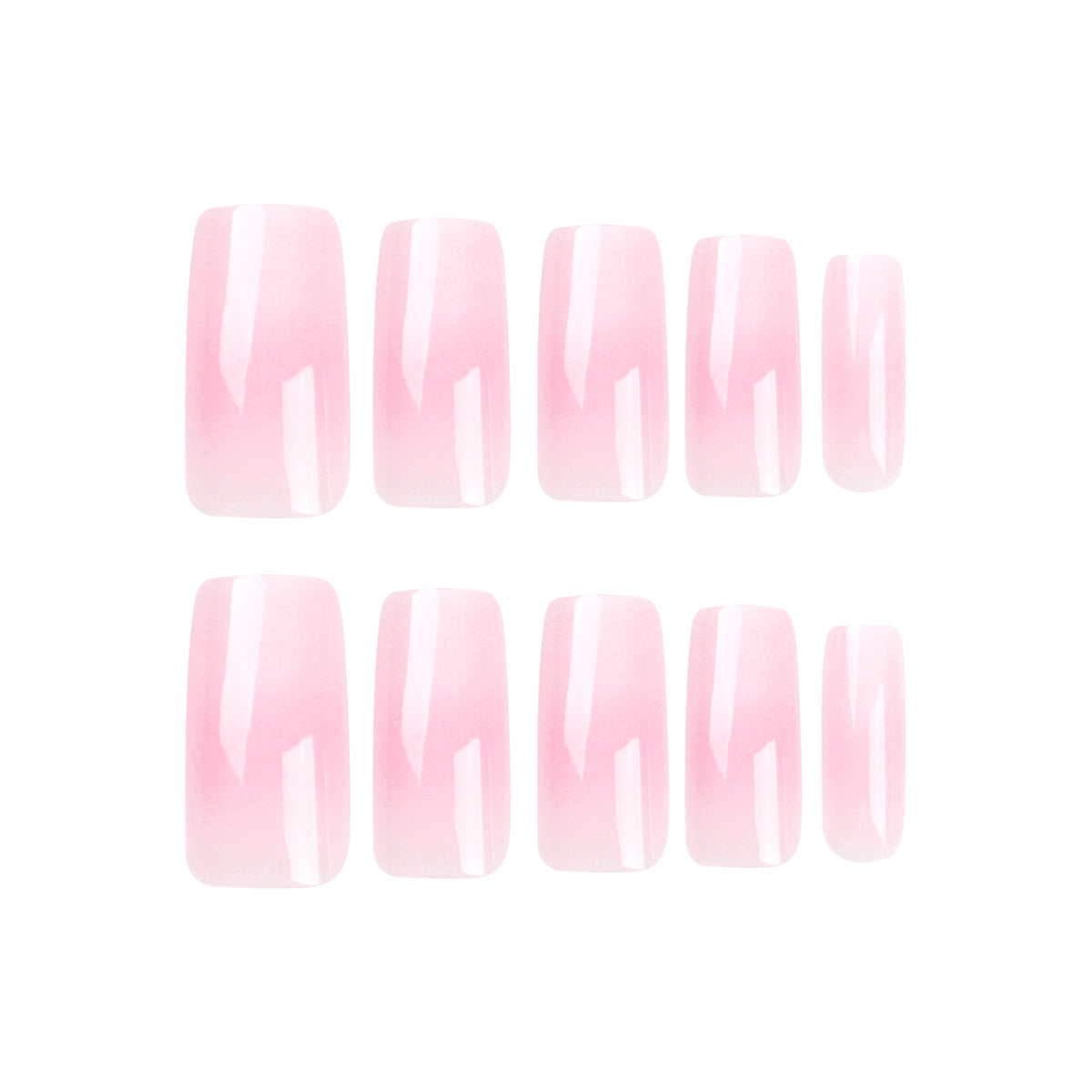 Long French style nails
