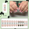 24pcs French-style Saint Patrick's Clover Nail