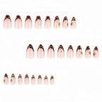 Spotted flower nails