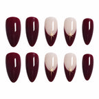 Rose gemstone nails