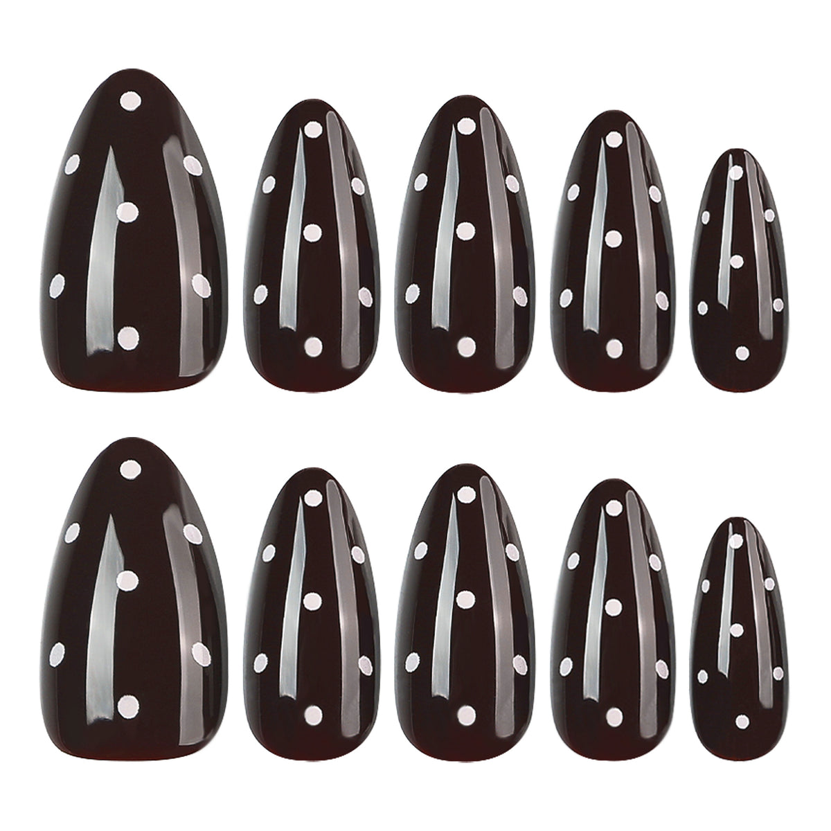 Black moonlight nails