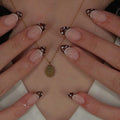 French brown nails