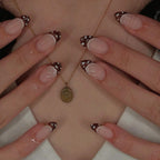 French brown nails