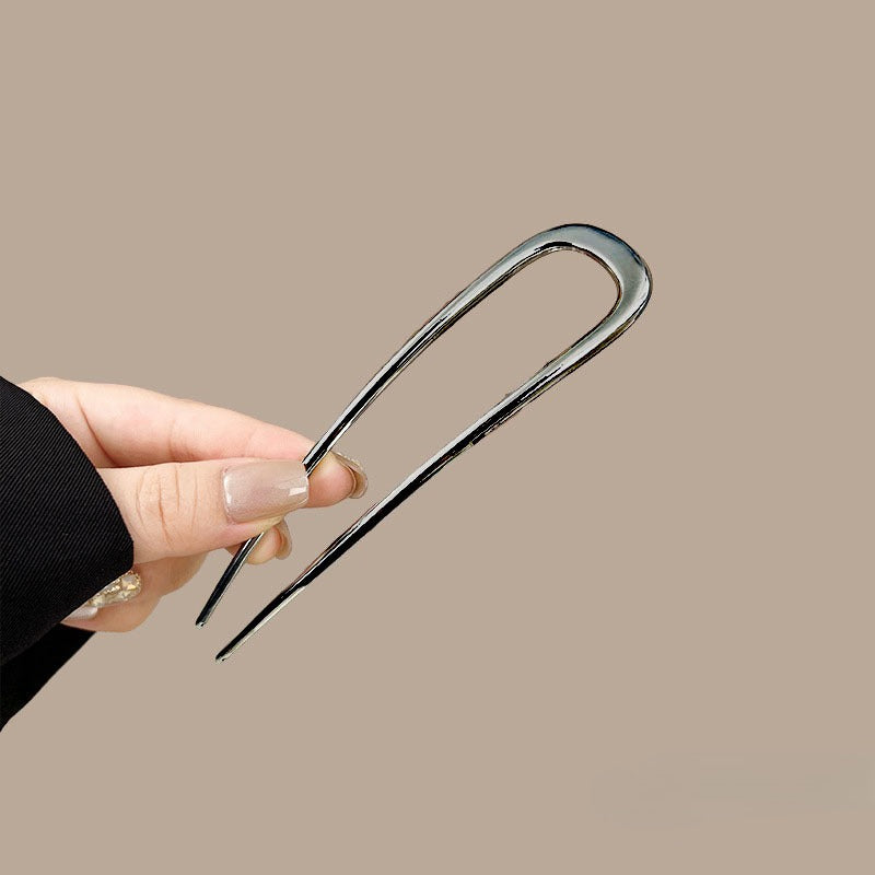 French Hair Pins for Women Secure Hold All Day Gold, 1pc Elegant & Durable Metal French Pin for Updos Comfortable Fit Hair Accessories For Women