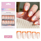 Cat's Eye Kingdom Series Nails - Orange